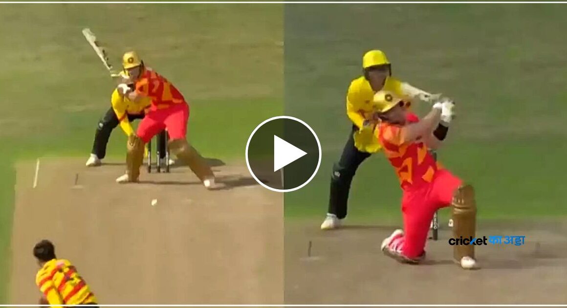 6,6,6,6,6,4, IPL के 11.5 करोड़ वाले बल्लेबाज ने 15 करोड़ गेंदबाज रशीद खान की जमकर की धुनाई- वीडियो