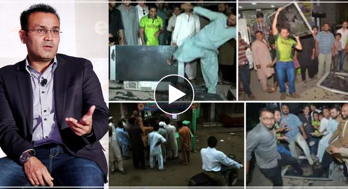 पाकिस्तान में टूटी टीवी, सहवाग ने लिए मजे बोले रिलैक्स पड़ोसी- वायरल हुआ विडियो