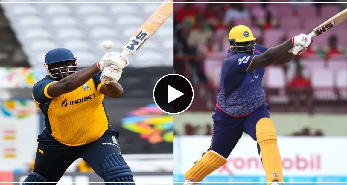 तरसते रह गए धाकड़ धाकड़ बल्लेबाज, 140 किलो के खिलाडी ने 22 छक्के ठोक जड़ा T20 में दोहरा तूफानी शतक – वीडियो