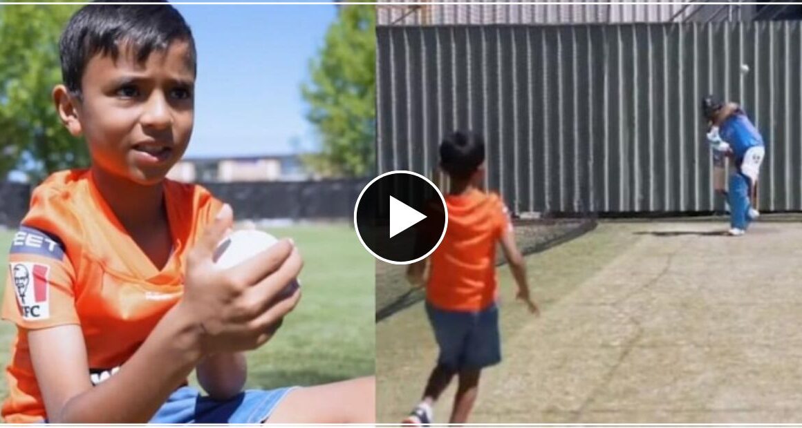 11 साल के बच्चे की गेंदबाजी देख खेलने उतर गए रोहित शर्मा, विराट कोहली हुए हैरान देखें वीडियो