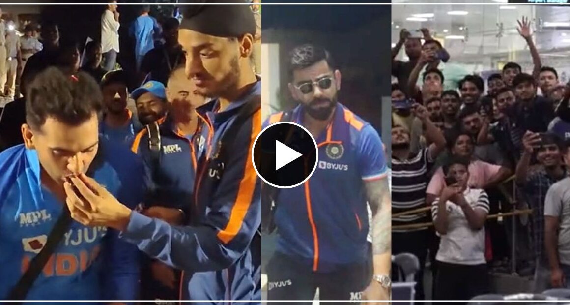 विराट को देख चिल्लाये फैंस, डिस्को डांस के साथ रोमांस करती दिखी टीम इंडिया- वीडियो वायरल