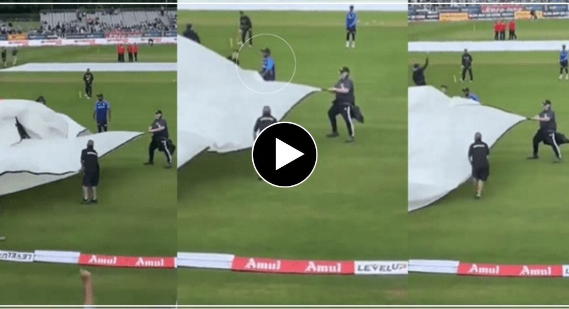 IND vs NZ: संजू सैमसन ने बिना मैच खले जीता फैंस का दिल, बारिश के बीच की ग्राउंड स्टाफ की मदद, VIDEO