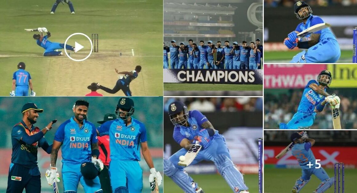 IND vs SL, STATS : 2-1 से सीरीज जीतने के बाद मैच में बने कुल 11 ऐतिहासिक रिकॉर्ड, 112 रनों की तूफानी पारी खेल सूर्या ने की रिकॉर्ड की बारिश