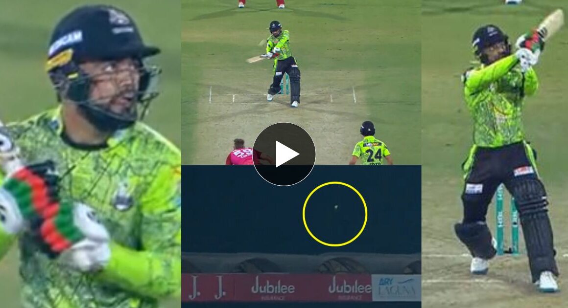 राशिद खान ने धोनी के अंदाज में बल्लेबाजी करते हुए हेलीकॉप्टर शॉट मारा, गेंद स्टेडियम पार- video
