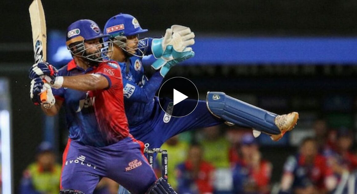 आईपीएल से पहले प्रेक्टिस मैच में छाये ऋषभ पंत, 6,6,6,6 मार मचाये धमाल – वीडियो