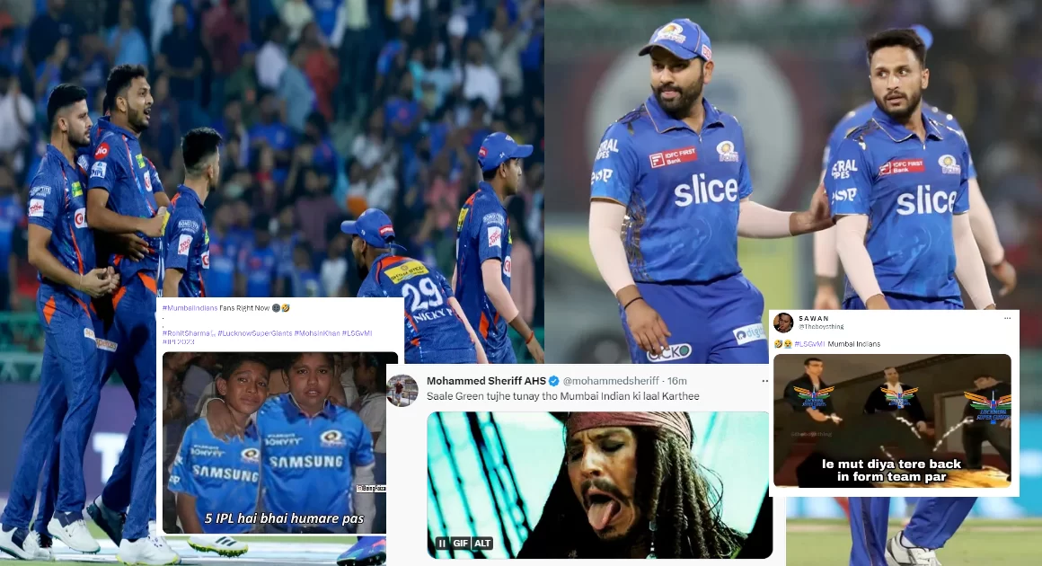 ‘6 गेंदों में मुंबई की दुनिया हिल गई..’, 5 रनों से मुकाबला हारने के बाद मुंबई इंडियंस के फैंस बौखलाए सोशल मीडिया पर टीम को किया जमकर ट्रोल